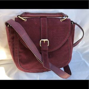 Burgundy bag!